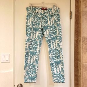 Lucky brand women's printed jeans size 6/28
